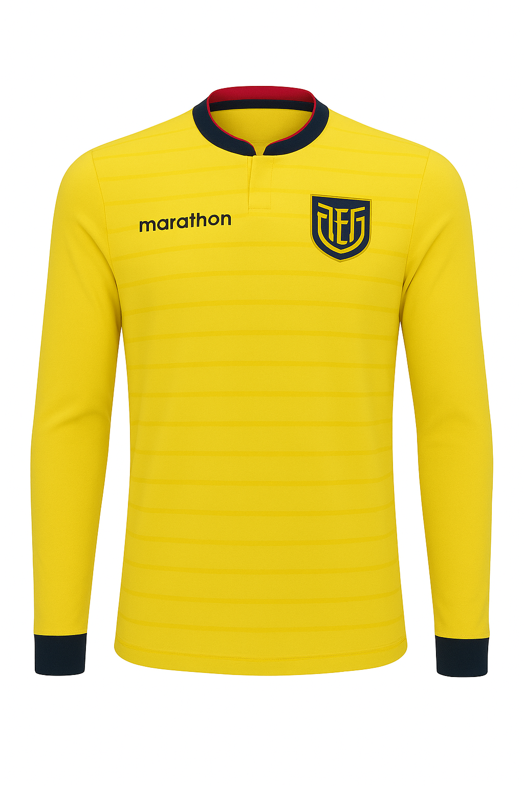 Camiseta Manga Larga Oficial Selección de Futbol Ecuador Eliminatorias 2026