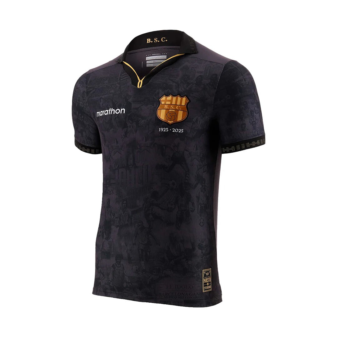 Barcelona Sporting Club Centennial Commemorative Jersey – 100 Years Edition (Black)