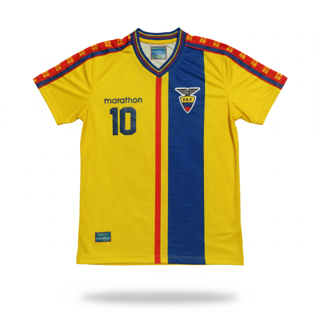 Camiseta Retro Aguinaga – Ecuador al Mundial 1998