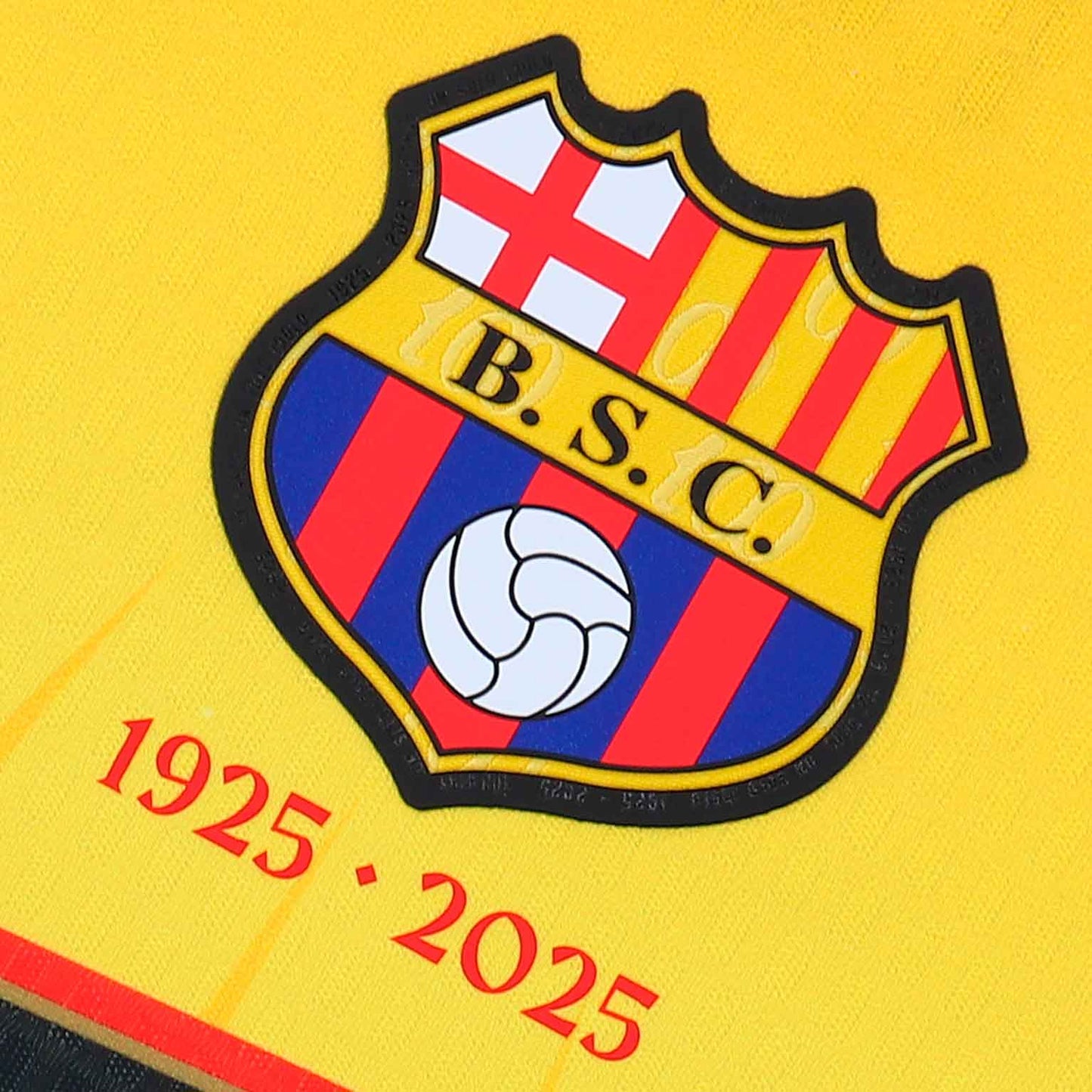Barcelona Sporting Club 2025 Official Yellow Jersey – Centennial Edition